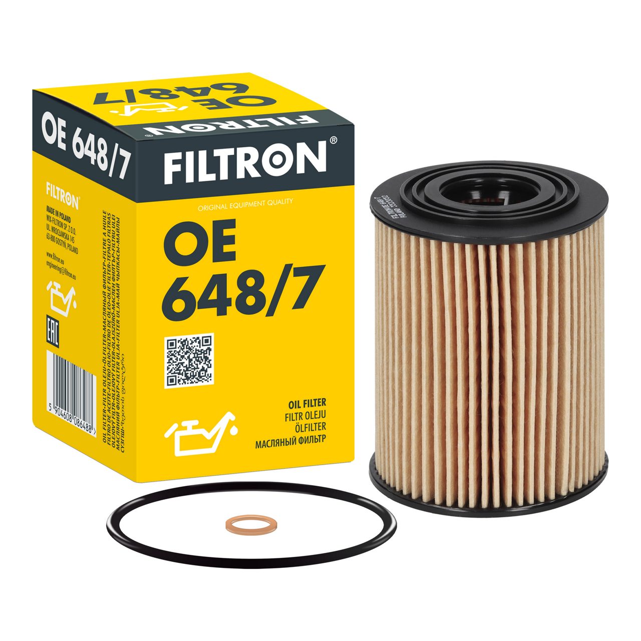 Filtron OE648/7 Yağ Filtresi