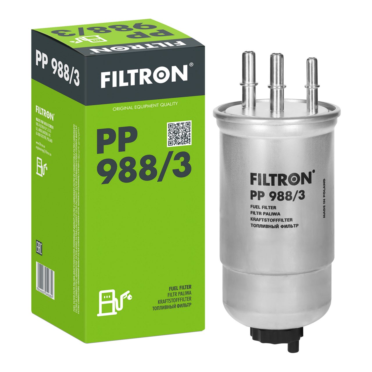 Filtron PP988/3 Yakıt Filtresi