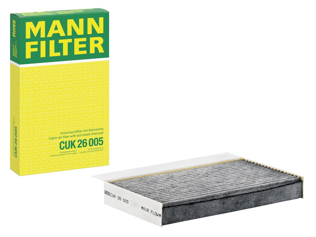 Mann CUK26005 Karbonlu Polen Filtresi