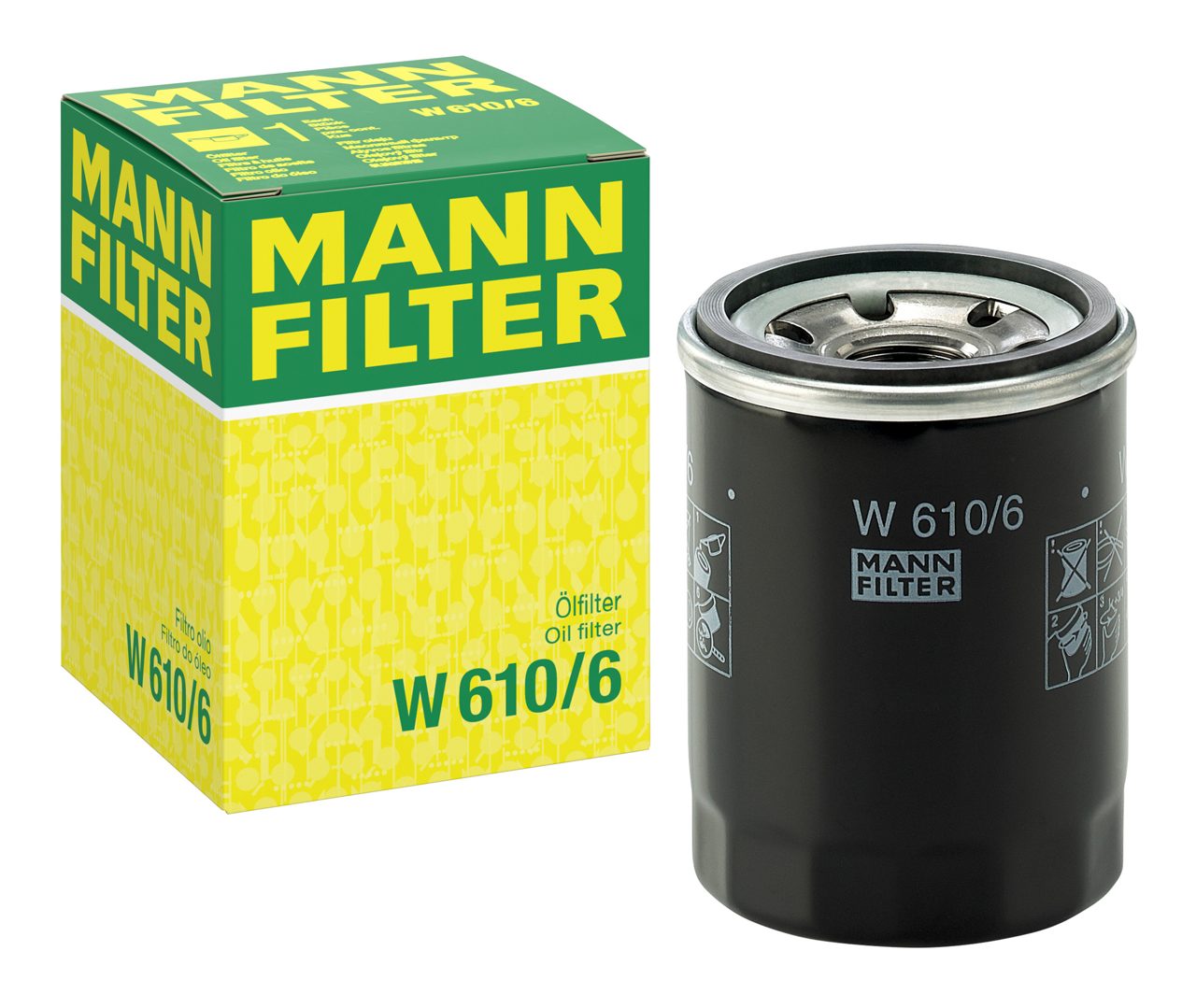 Mann W610/6 Yağ Filtresi