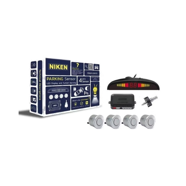 Inwells Led Ekranlı Park Sensörü Türkçe Gri 22 mm