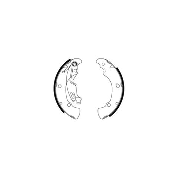 TRW GS8488 Rear Brake Shoe Set