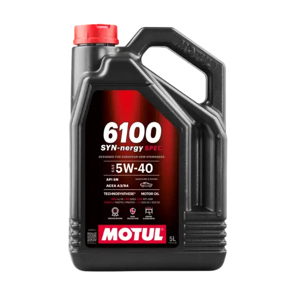 Motul 6100 Syn-Nergy Spec 5w40 Motor Yağ 5 Lt